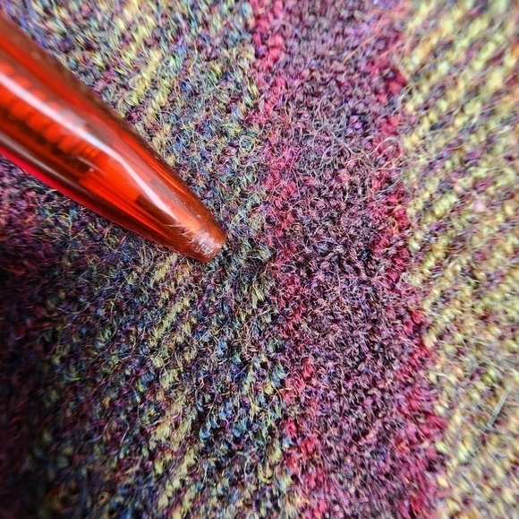 Vintage Jones New York Country 100% Wool Plaid Midi Skirt Size 6P Dark Acadamia - Picture 7 of 11